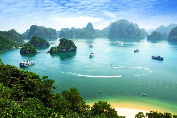 Halong Bay (1 night on the Junk and 1 night in hotel on Cat Ba Island)